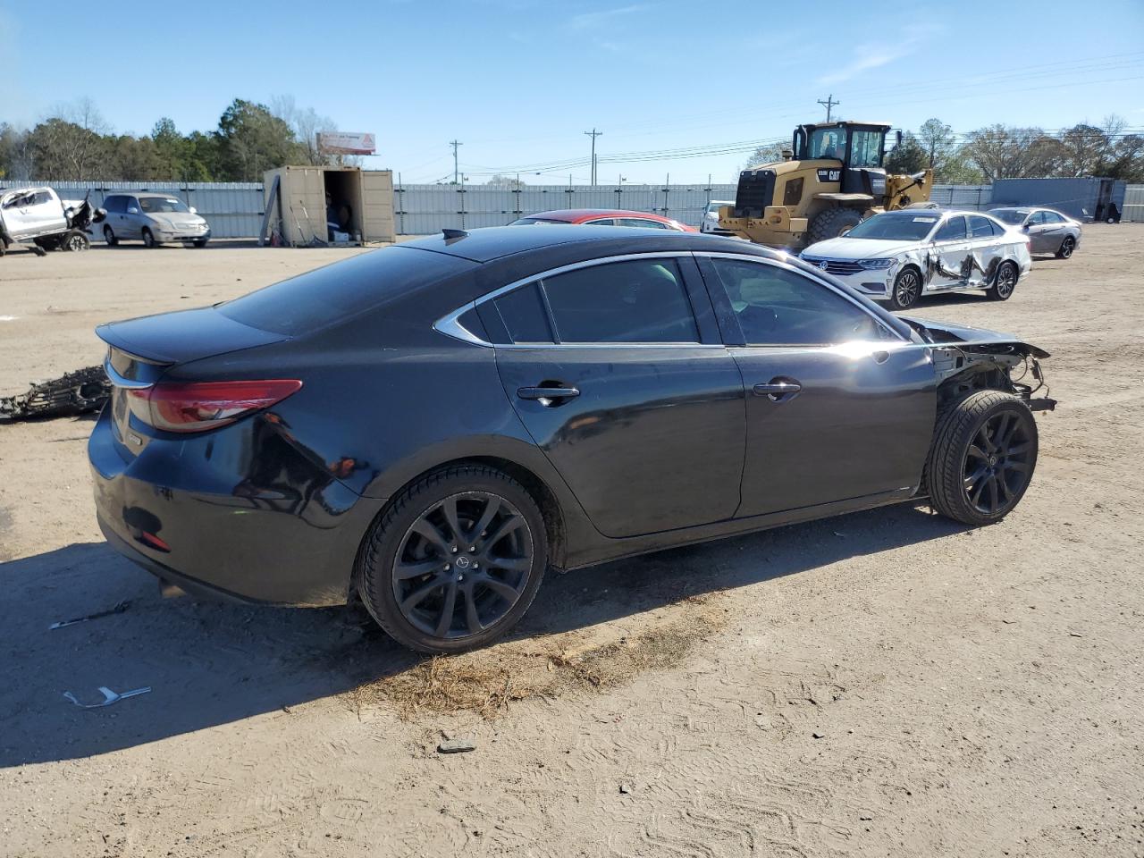 2016 Mazda 6 VIN JM1GJ1W50G1460560 Copart auction photo, front end / side damage thumbnail 3