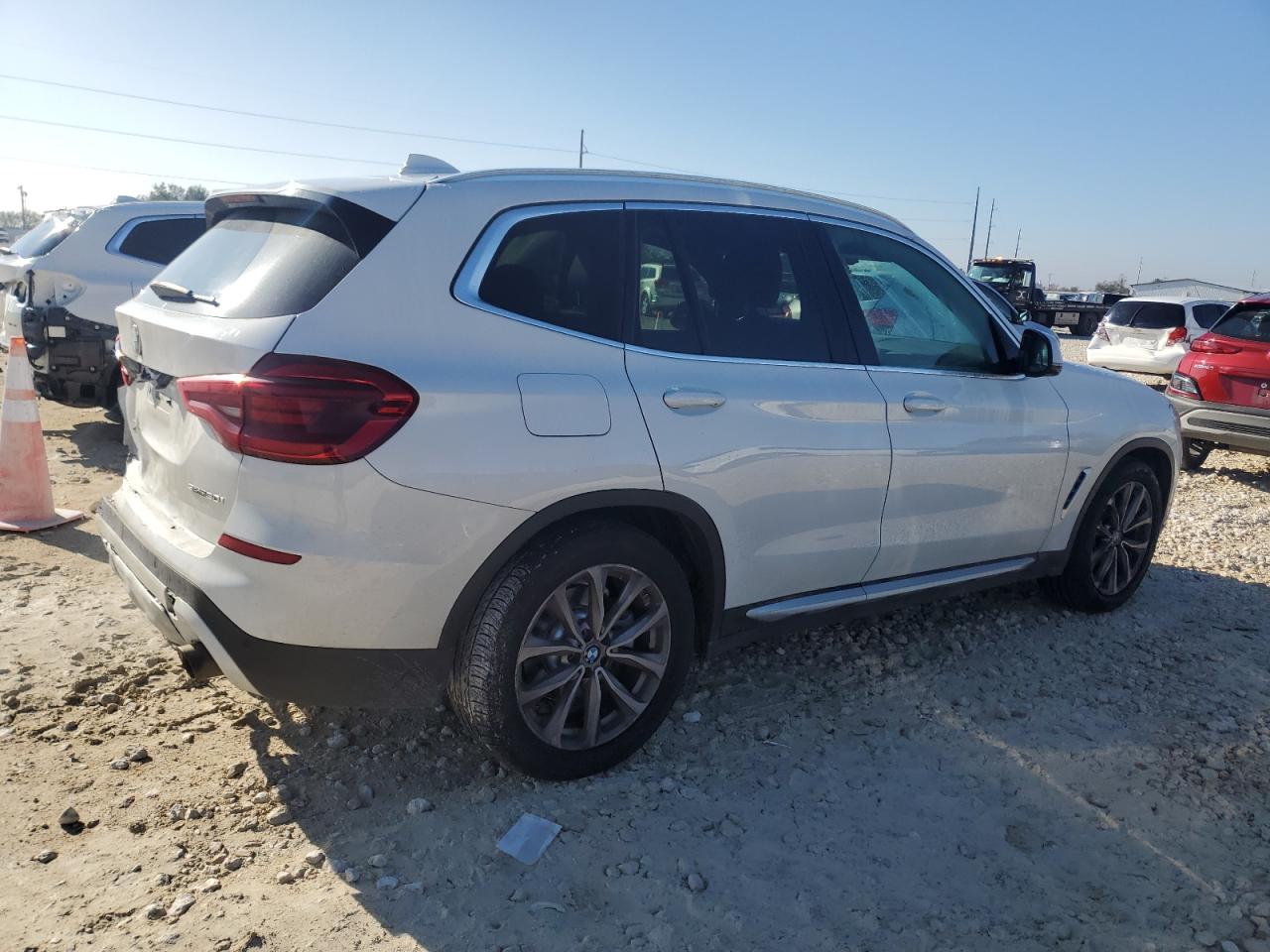 2019 BMW X3 VIN 5UXTR7C58KLF32845 Copart auction photo, rear end / front end damage thumbnail 3