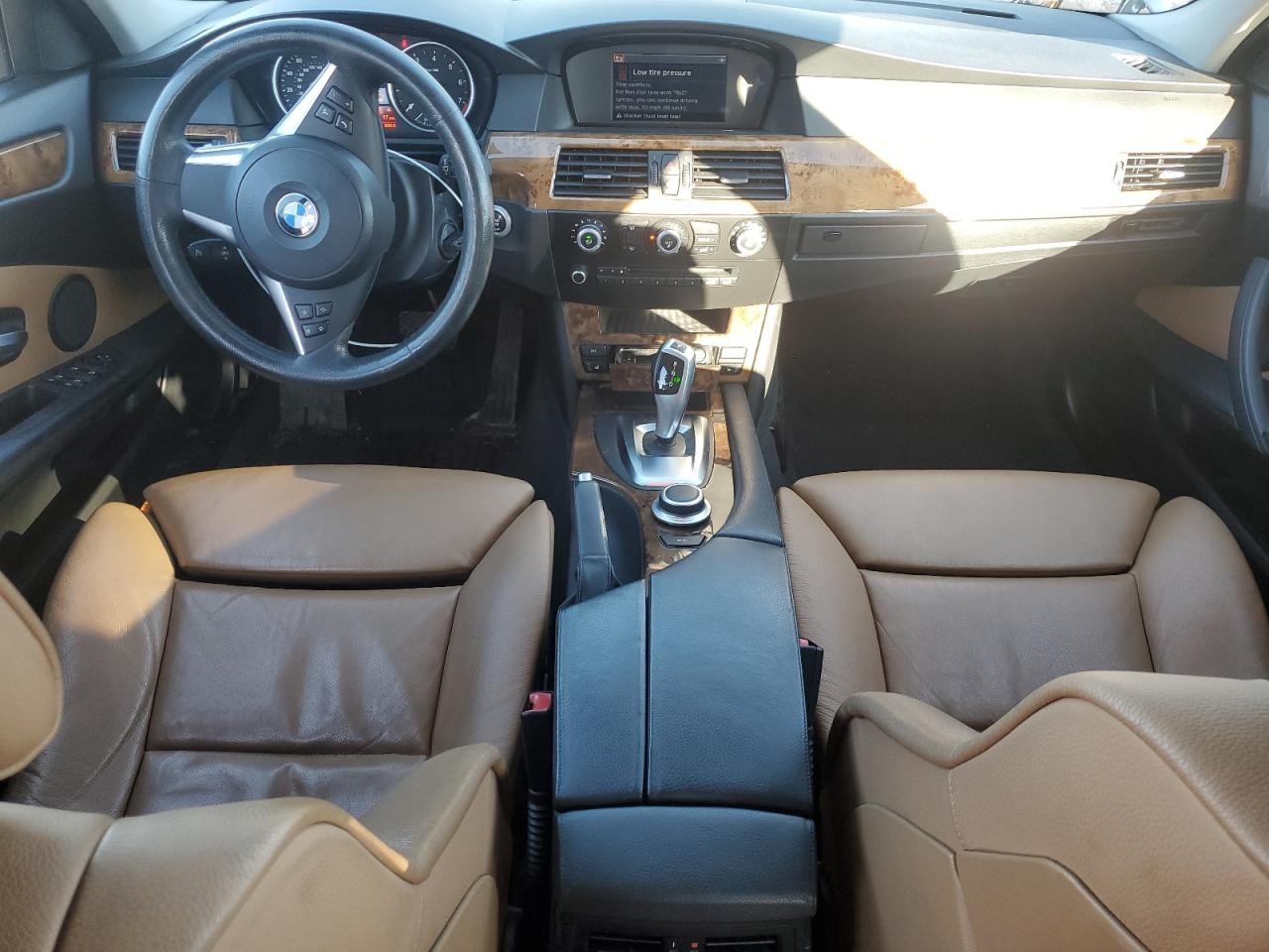 2008 BMW 5er VIN WBANV13598CZ59716 Copart auction photo, top/roof damage thumbnail 8