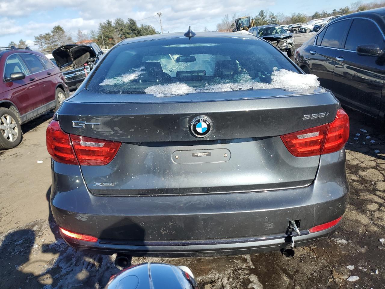 2014 BMW 3er VIN WBA3X9C55ED153166 Copart auction photo, front end damage thumbnail 6