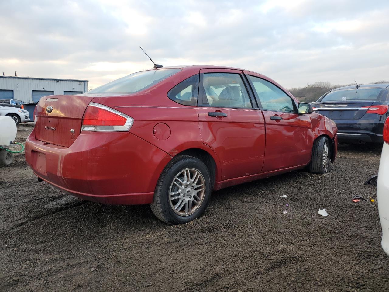 2009 Ford Focus VIN 1FAHP35N79W177875 Copart auction photo, side / front end damage thumbnail 3