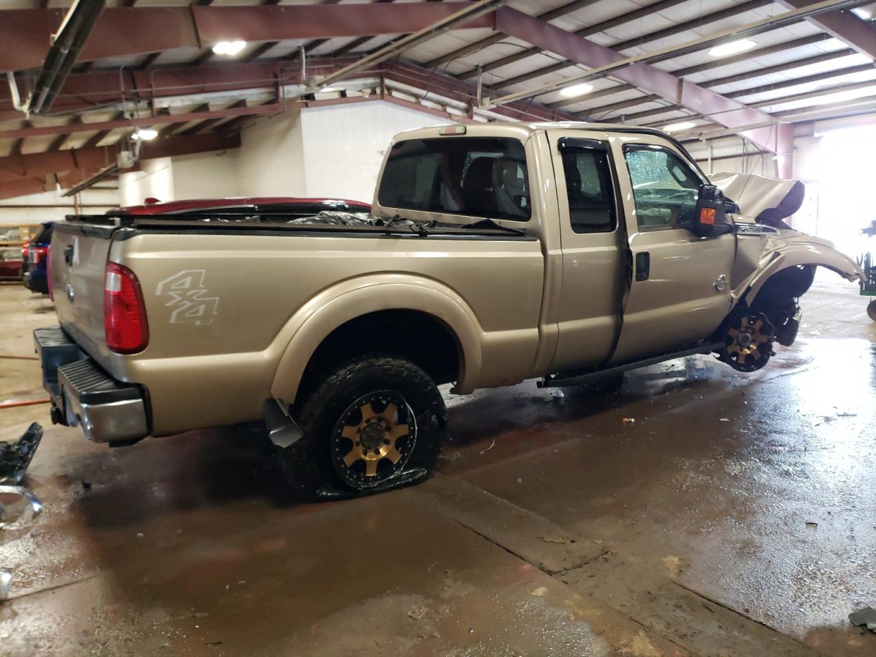 2011 Ford F250 VIN 1FT7X2BT0BEA28478 Copart auction photo, rollover damage thumbnail 3