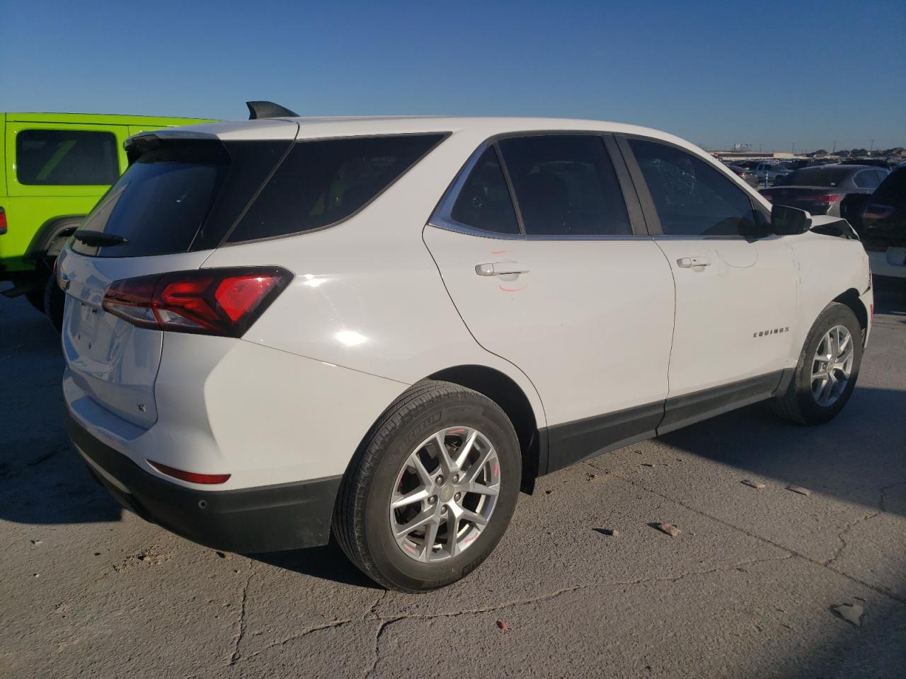 2022 Chevrolet Equinox VIN 3GNAXKEV9NL105153 Copart auction photo, front end / mechanical damage thumbnail 3