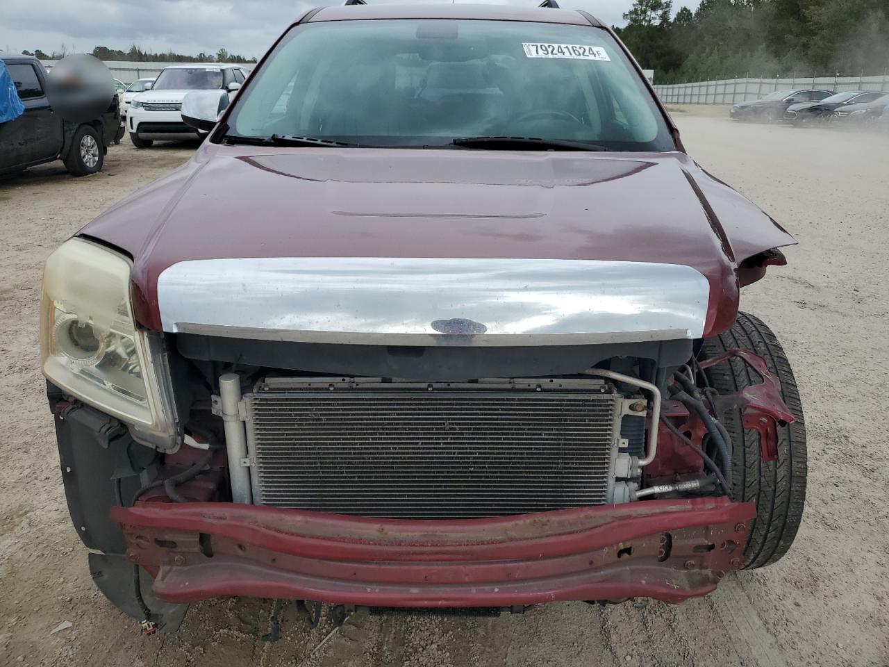 2011 GMC Terrain VIN 2CTFLXE57B6313706 Copart auction photo, front end / side damage thumbnail 5