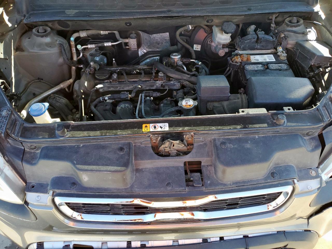 2013 KIA Soul VIN KNDJT2A58D7493635 Copart auction photo, front end damage thumbnail 12
