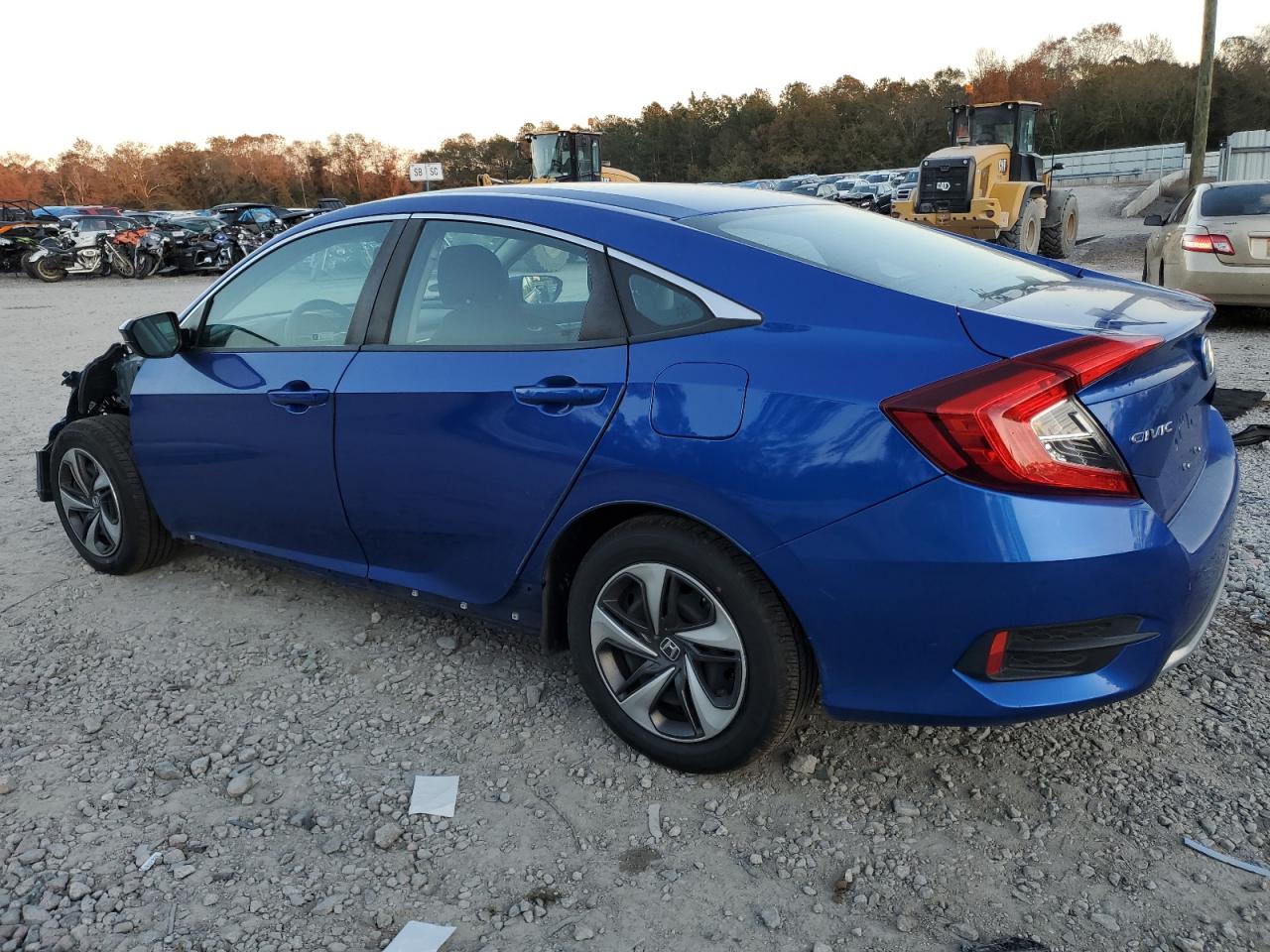 2019 Honda Civic VIN 19XFC2F64KE018391 Copart auction photo, all over damage thumbnail 2