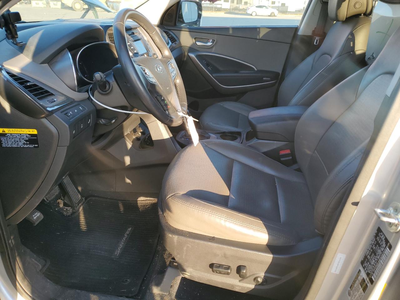2015 Hyundai Santa Fe VIN 5XYZUDLA8FG287436 Copart auction photo, front end / side damage thumbnail 7