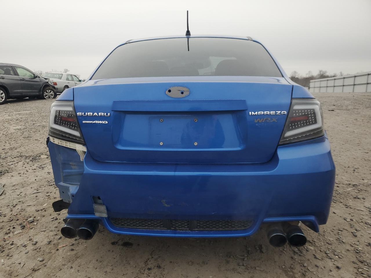 2013 Subaru WRX VIN JF1GV7E61DG025465 Copart auction photo, front end / rear end damage thumbnail 6