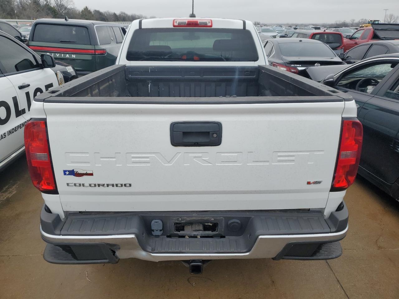 2021 Chevrolet Colorado VIN 1GCHSBEN5M1198300 Copart auction photo, front end / stripped damage thumbnail 6