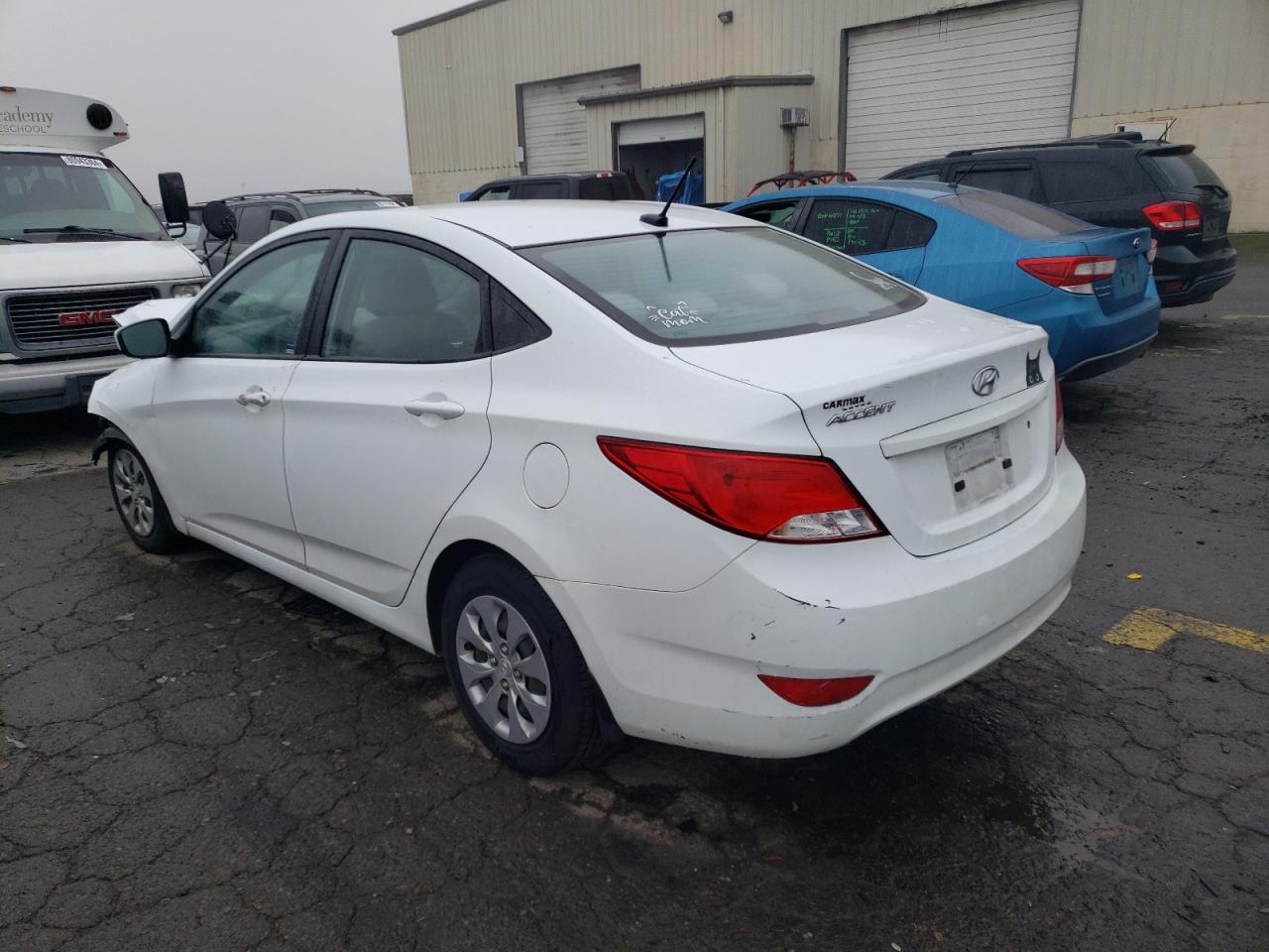 2017 Hyundai Accent VIN KMHCT4AE4HU267311 Copart auction photo, front end damage thumbnail 2