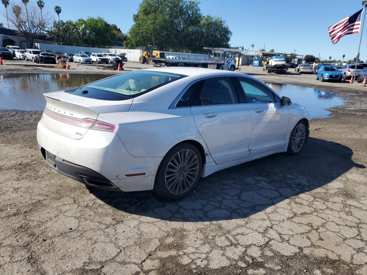 2013 Lincoln MKZ VIN 3LN6L2LU5DR811998 Copart auction photo, front end / undercarriage damage thumbnail 3