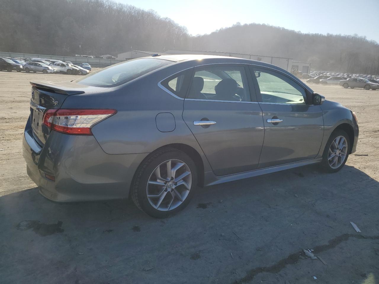2015 Nissan Sentra VIN 3N1AB7AP4FY222691 Copart auction photo, side / rear end damage thumbnail 3