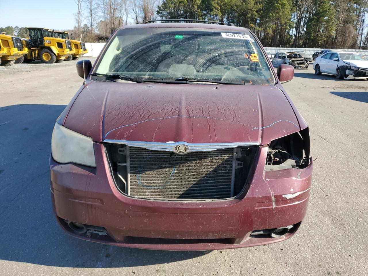 2009 Chrysler Town & Country VIN 2A8HR54199R513171 Copart auction photo, front end / side damage thumbnail 5