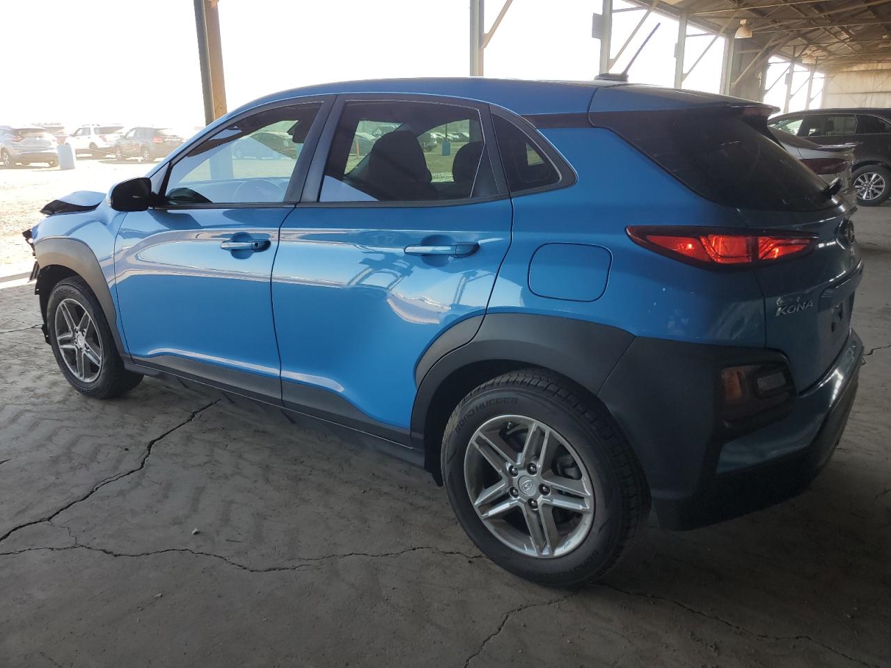 2019 Hyundai Kona VIN KM8K1CAA0KU280881 Copart auction photo, front end damage thumbnail 2