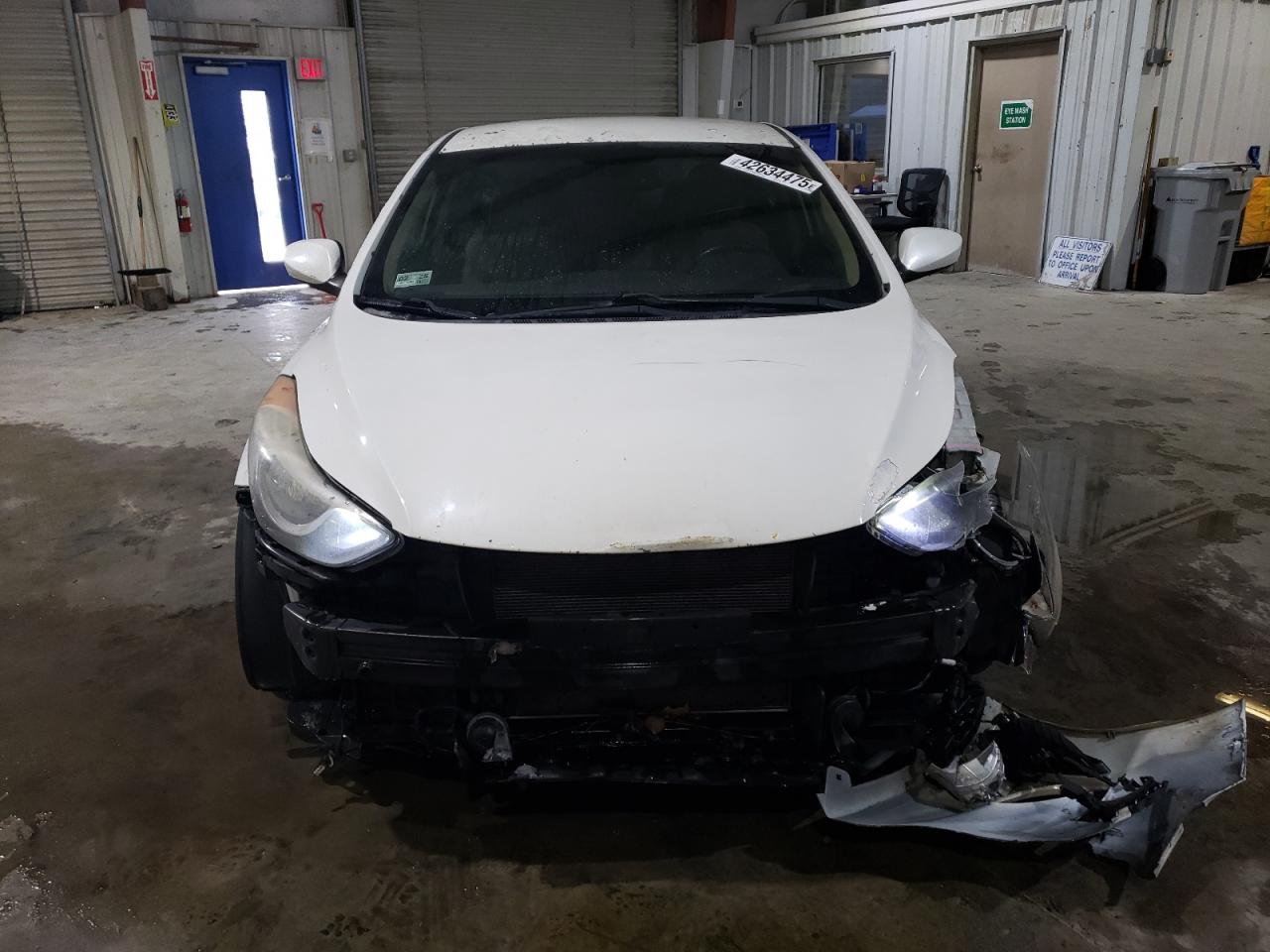 2012 Hyundai Elantra VIN 5NPDH4AE5CH092175 Copart auction photo, front end damage thumbnail 5
