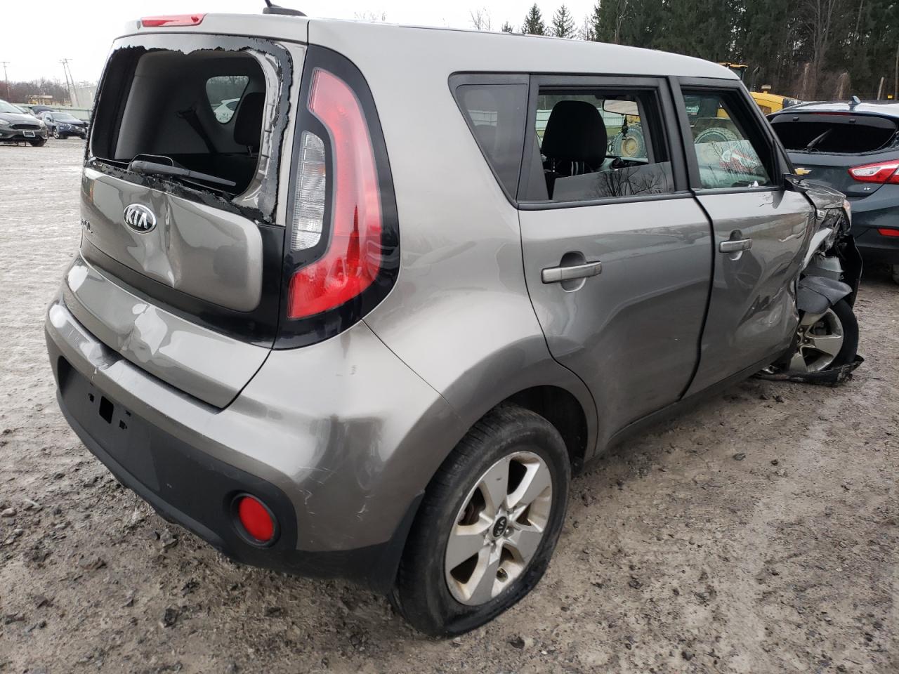 2018 KIA Soul VIN KNDJN2A20J7545223 Copart auction photo, vandalism / all over damage thumbnail 3