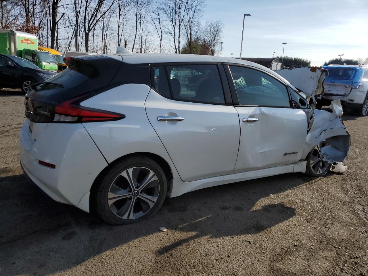 2019 Nissan Leaf VIN 1N4AZ1CP7KC312459 Copart auction photo, all over damage thumbnail 3