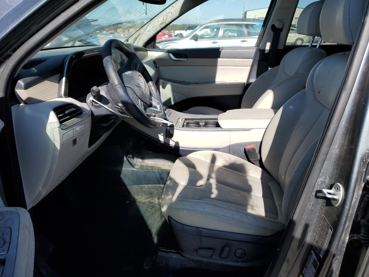 2021 Hyundai Palisade VIN KM8R44HE4MU306065 Copart auction photo, all over damage thumbnail 7