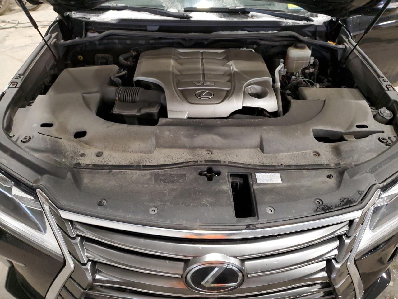 2017 Lexus LX VIN JTJHY7AX2H4227448 Copart auction photo, front end / side damage thumbnail 12
