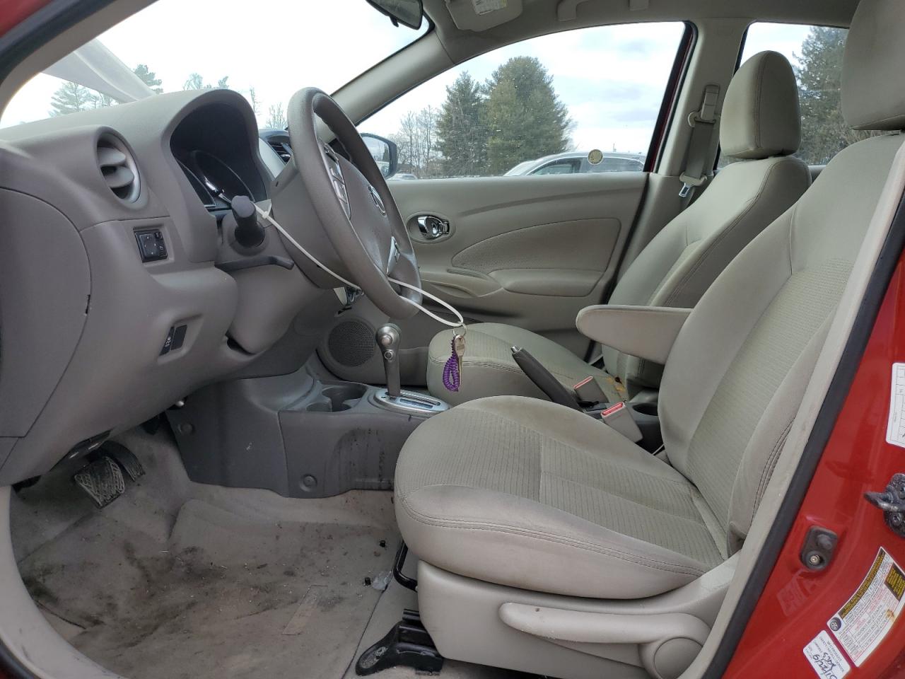2015 Nissan Versa VIN 3N1CN7AP6FL814350 Copart auction photo, normal wear / minor dent/scratches damage thumbnail 7