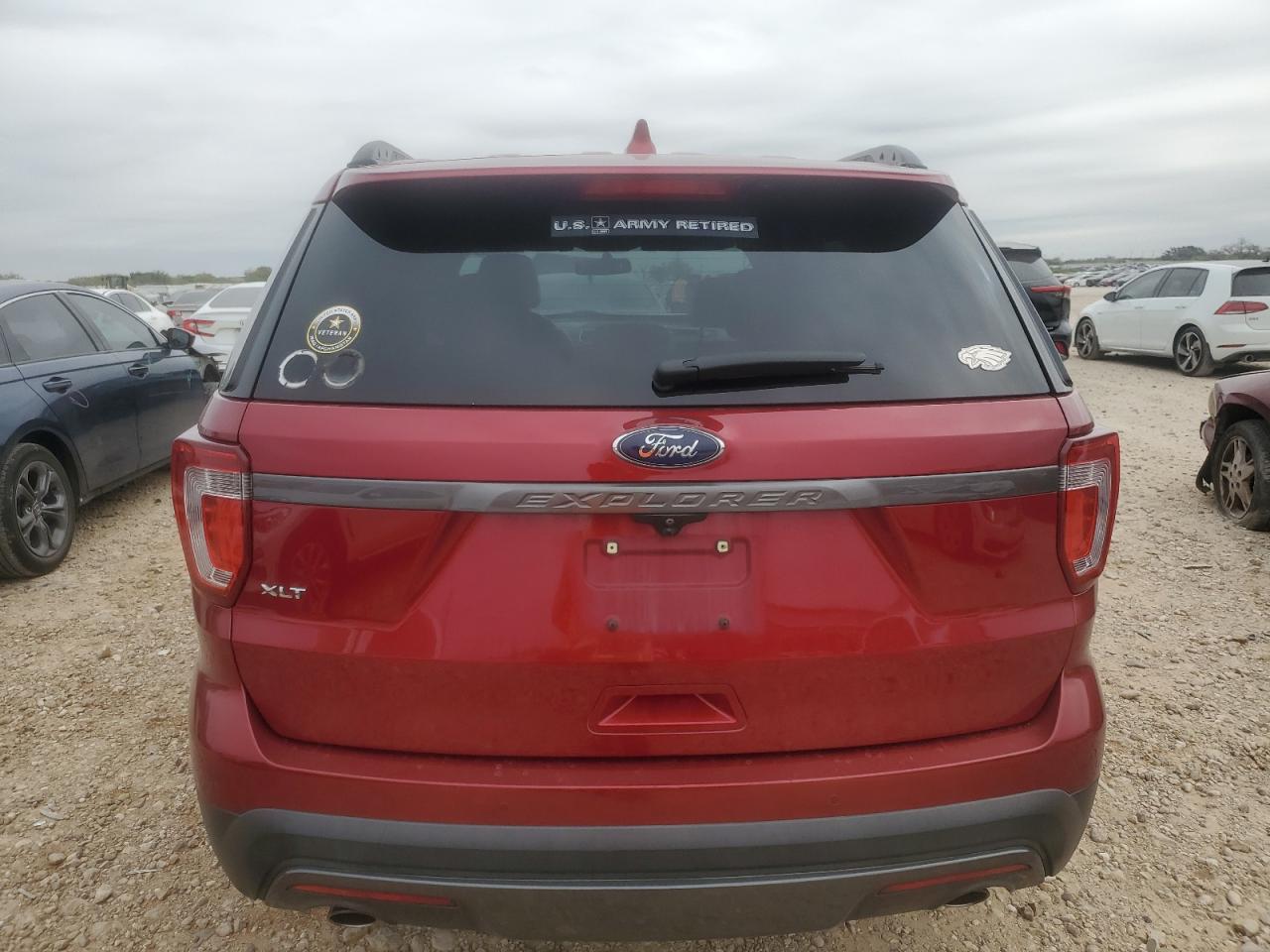 2017 Ford Explorer VIN 1FM5K7D80HGD16621 Copart auction photo, front end damage thumbnail 6