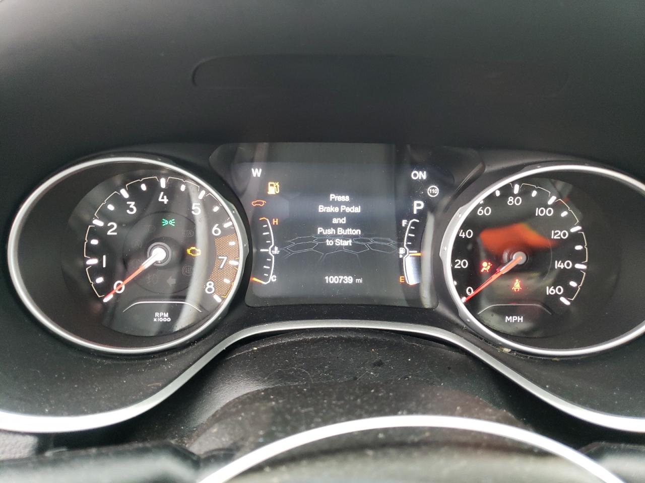 2019 Jeep Compass VIN 3C4NJCCB6KT814807 Copart auction photo, front end / side damage thumbnail 9
