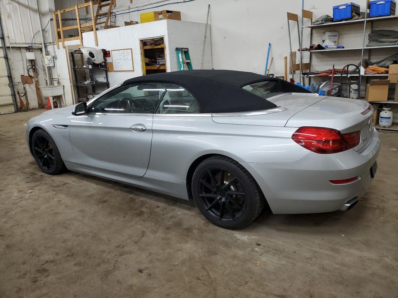 2015 BMW 6er VIN WBAYP1C51FD217065 Copart auction photo, minor dent/scratches damage thumbnail 2