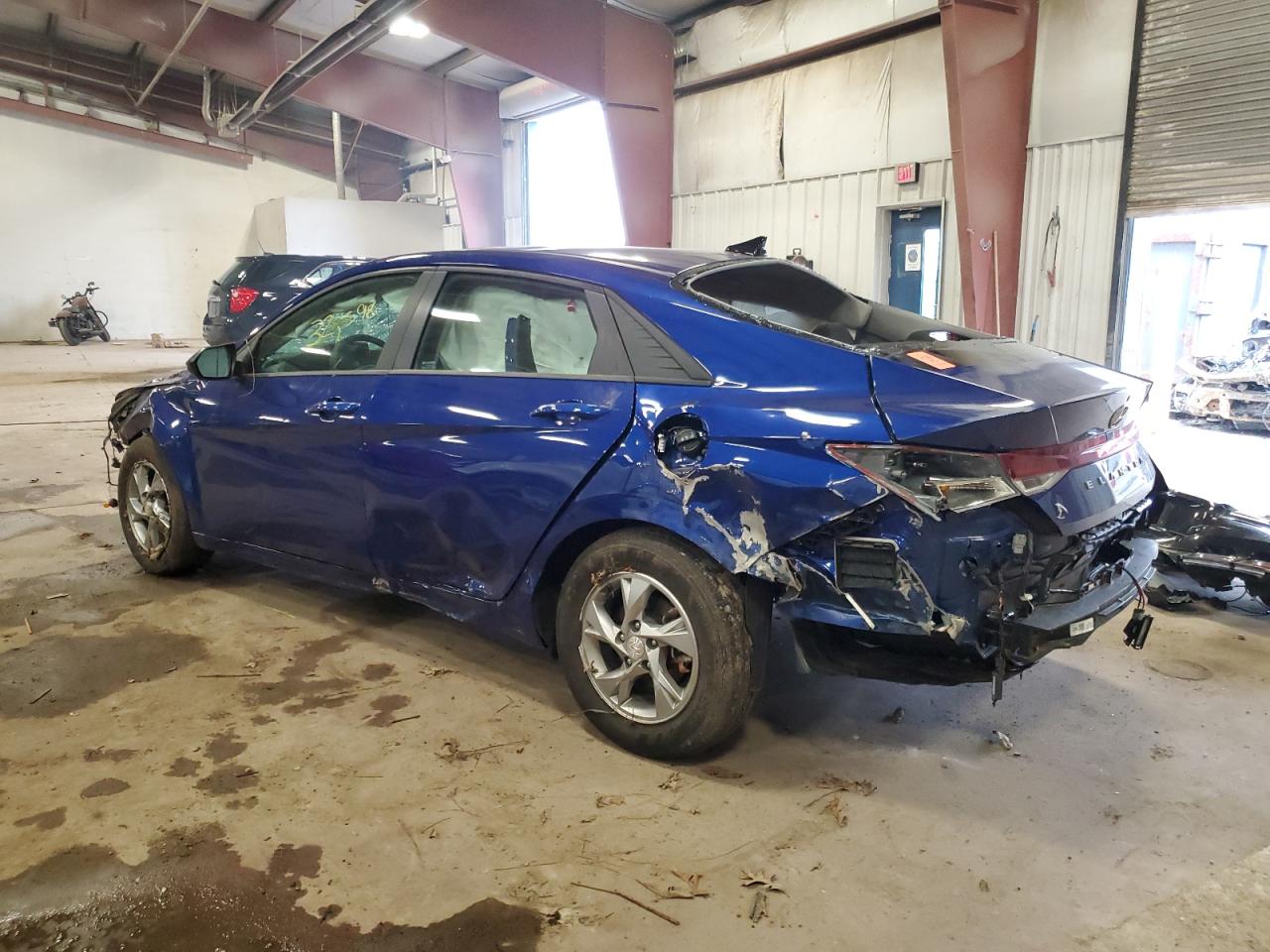 2023 Hyundai Elantra VIN 5NPLL4AG3PH116944 Copart auction photo, rollover / all over damage thumbnail 2
