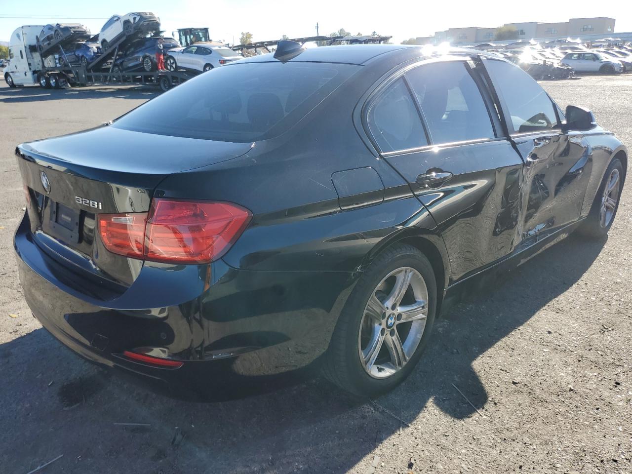 2015 BMW 3er VIN WBA3A5G57FNS91310 Copart auction photo, side damage thumbnail 3