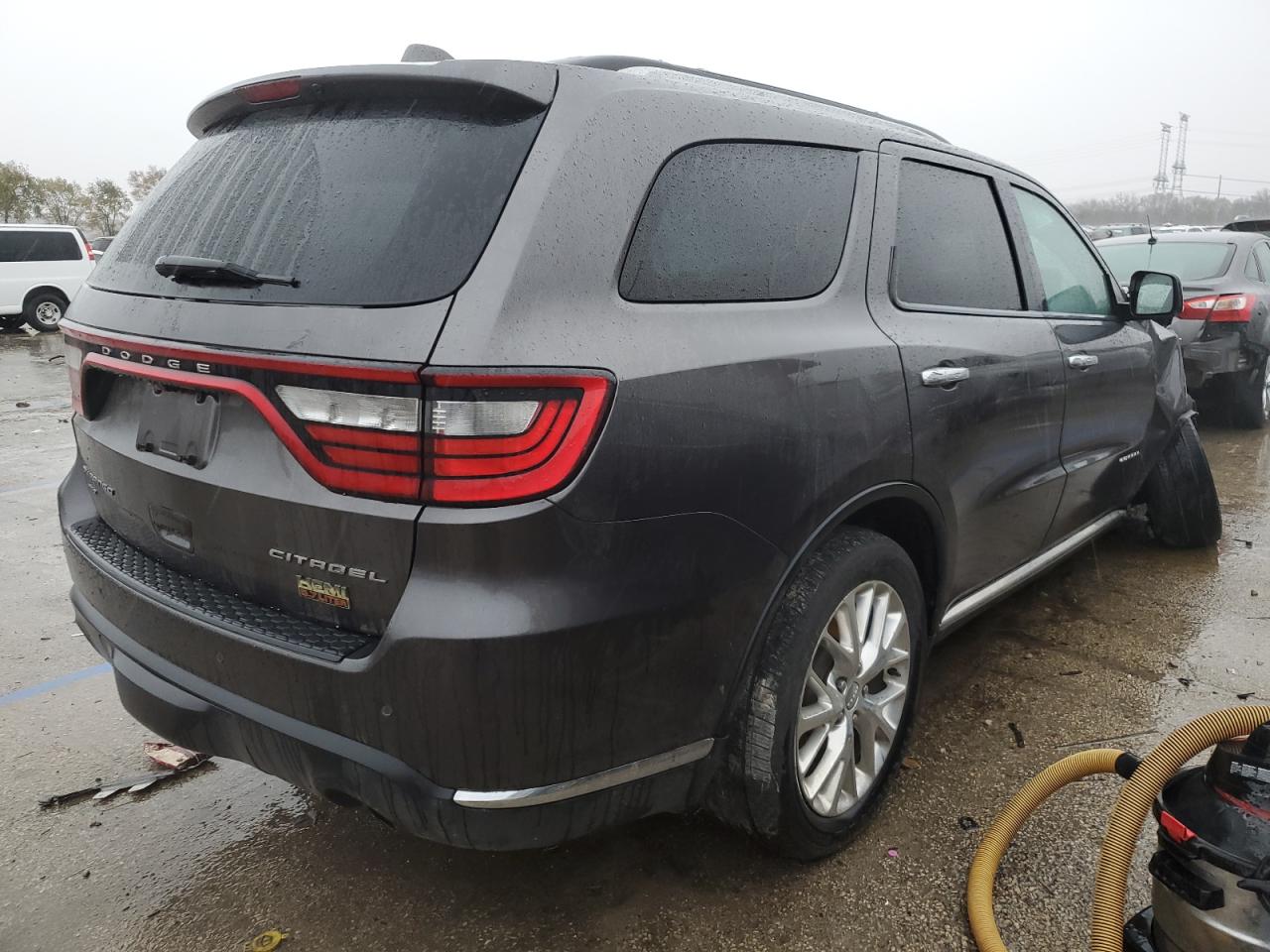 2015 Dodge Durango VIN 1C4SDJET2FC714421 Copart auction photo, front end / undercarriage damage thumbnail 3