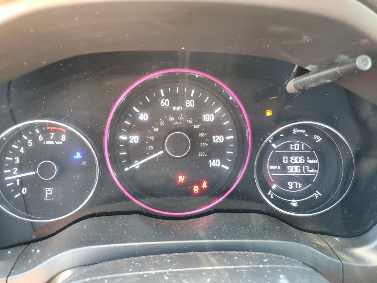 2022 Honda HR-V VIN 3CZRU5H10NM735453 Copart auction photo, all over damage thumbnail 9