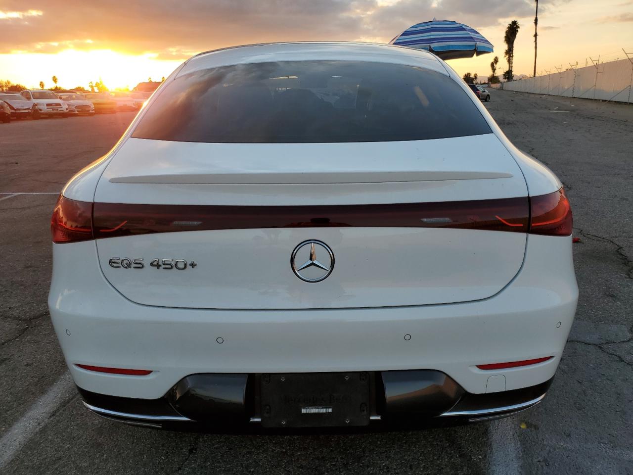 2022 Mercedes-Benz EQS VIN W1KCG2DB3NA014014 Copart auction photo, front end / side damage thumbnail 6