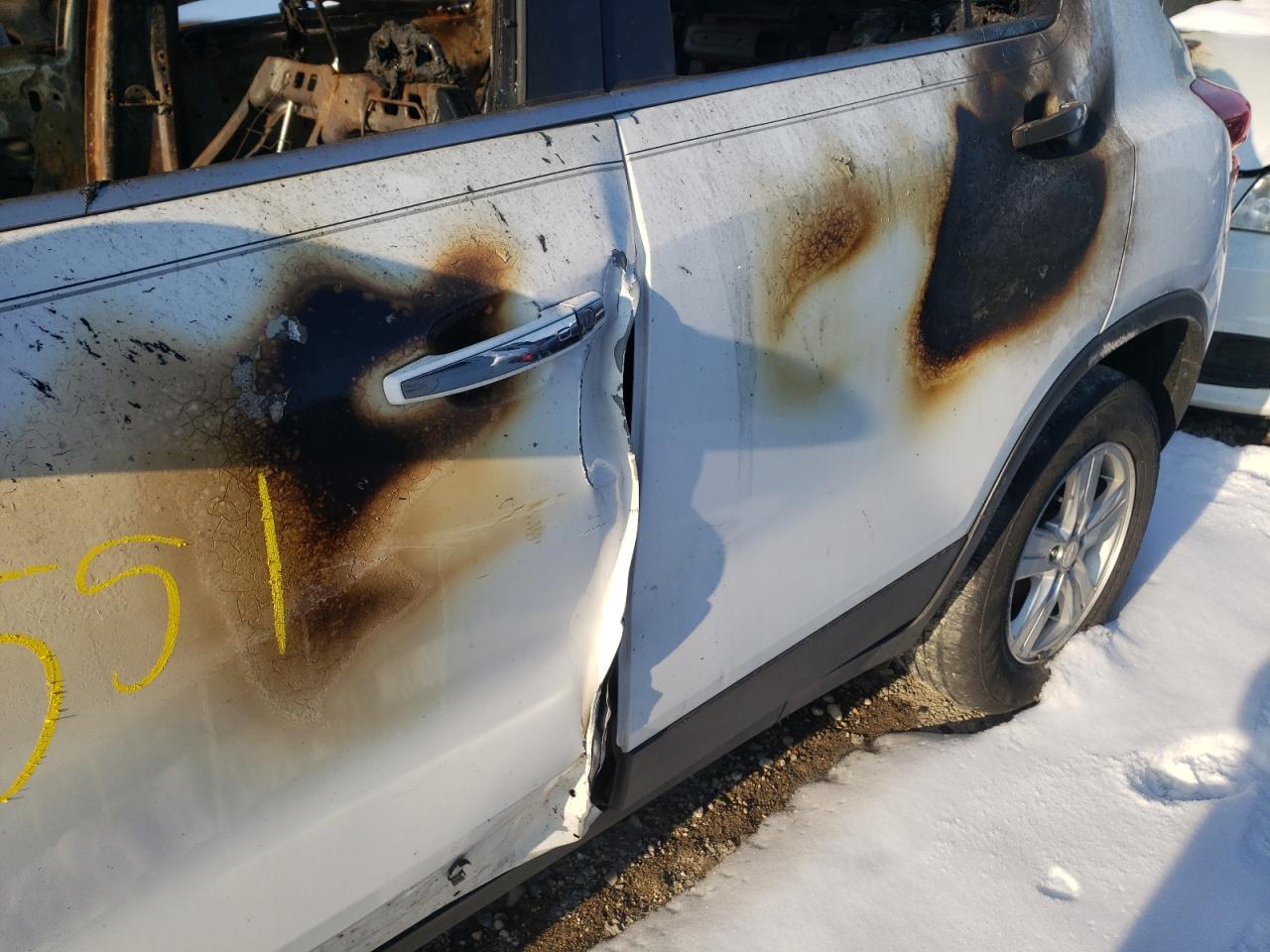 2018 Chevrolet Trax VIN 3GNCJPSB3JL158698 Copart auction photo, side damage thumbnail 10