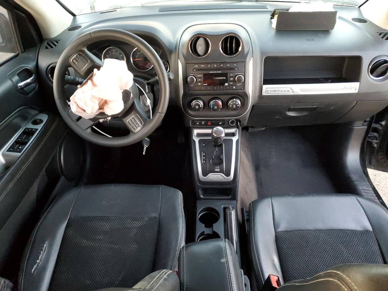 2014 Jeep Compass VIN 1C4NJDEB4ED792593 Copart auction photo, front end / hail damage thumbnail 8