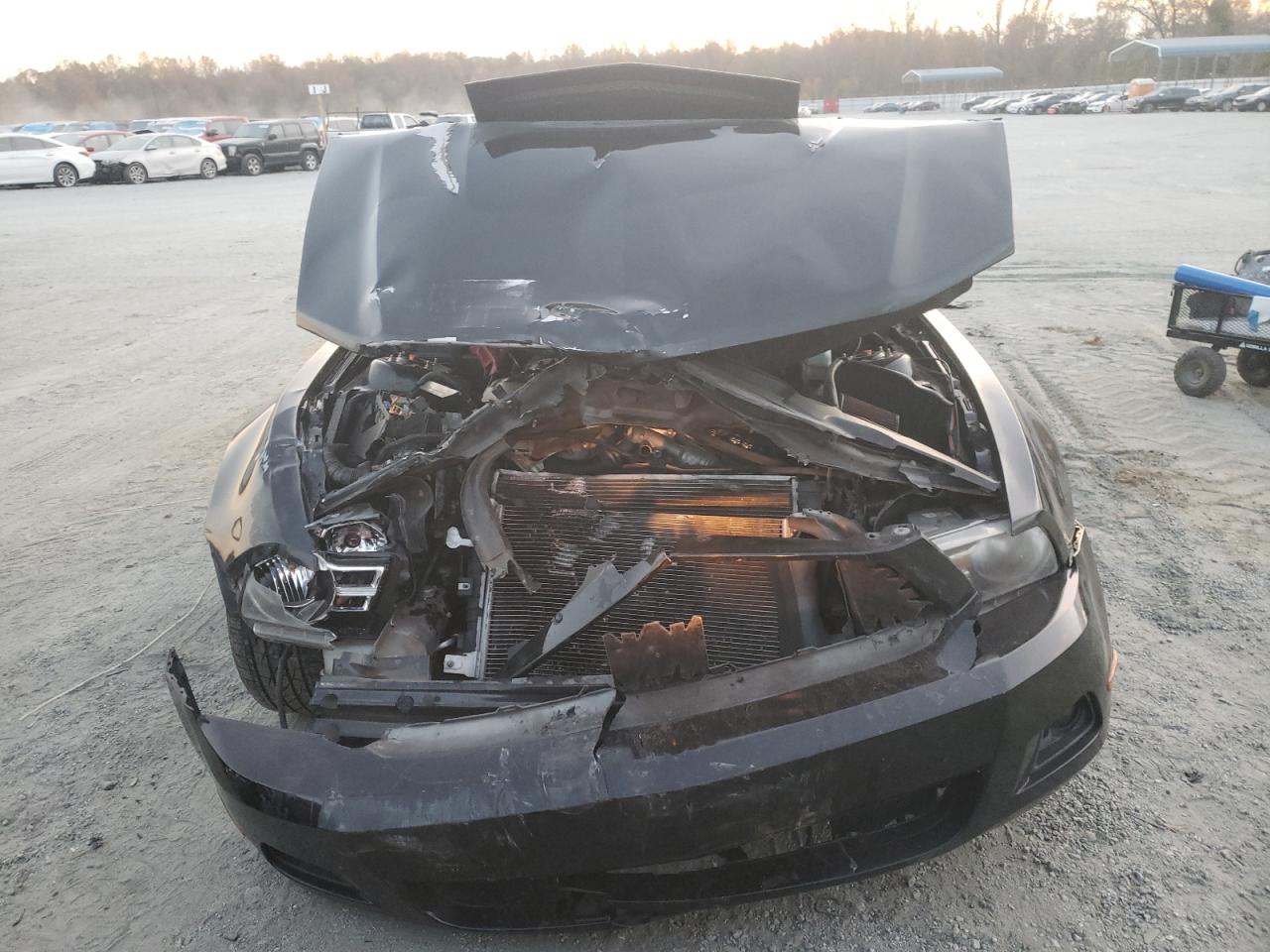 2012 Ford Mustang VIN 1ZVBP8AM5C5241464 Copart auction photo, front end / side damage thumbnail 5