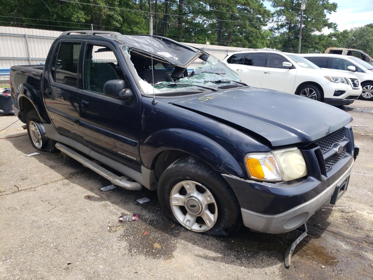 2002 Ford Explorer VIN 1FMZU67E32UB94997 Copart auction photo, rollover damage thumbnail 4