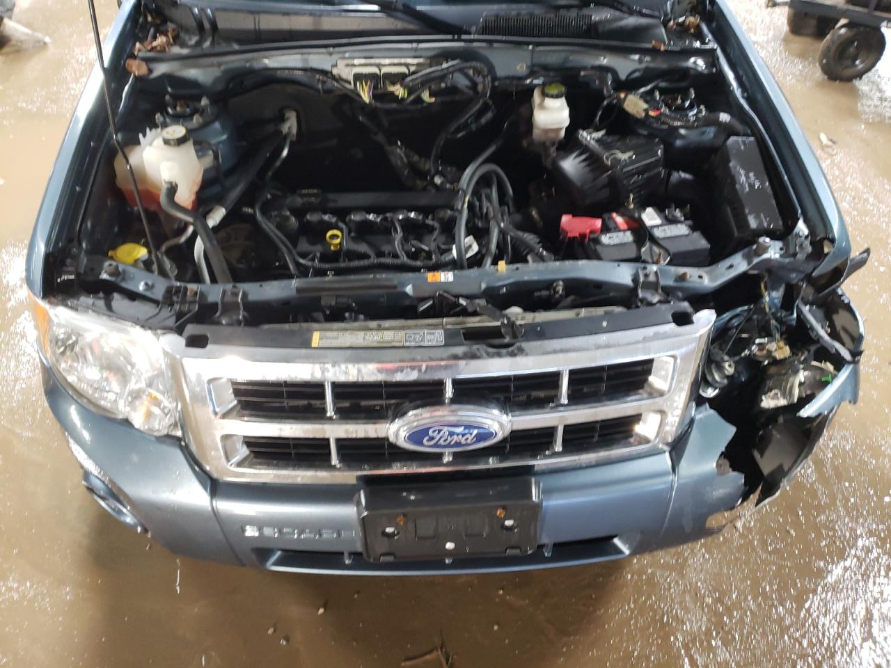 2011 Ford Escape VIN 1FMCU9D74BKB40651 Copart auction photo, front end / side damage thumbnail 11