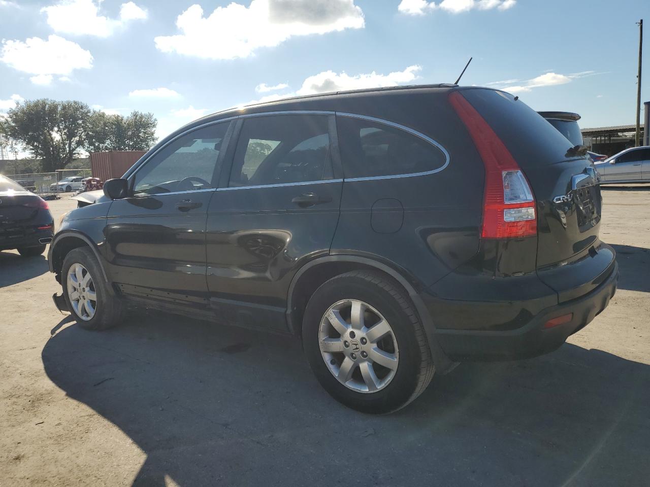 2009 Honda CR-V VIN JHLRE48529C020944 Copart auction photo, front end / side damage thumbnail 2