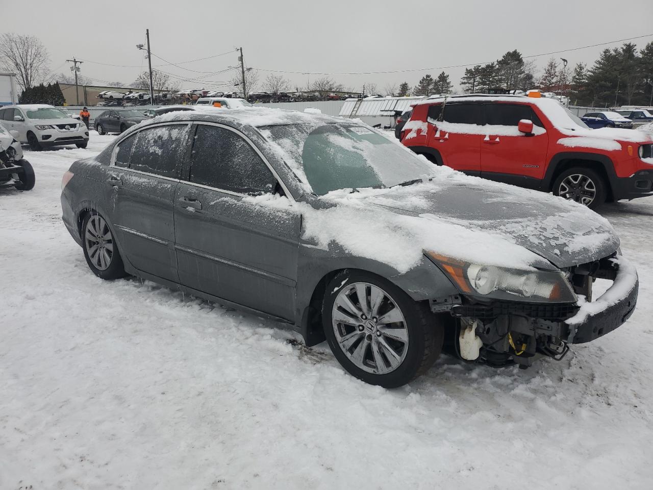 2011 Honda Accord VIN 1HGCP2E77BA107474 Copart auction photo, front end damage thumbnail 4