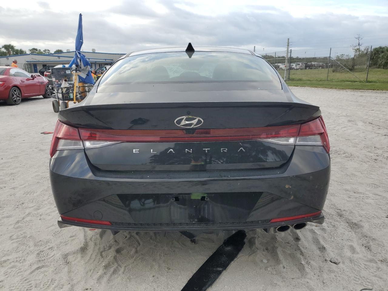 2023 Hyundai Elantra VIN KMHLR4AF0PU517049 Copart auction photo, front end damage thumbnail 6