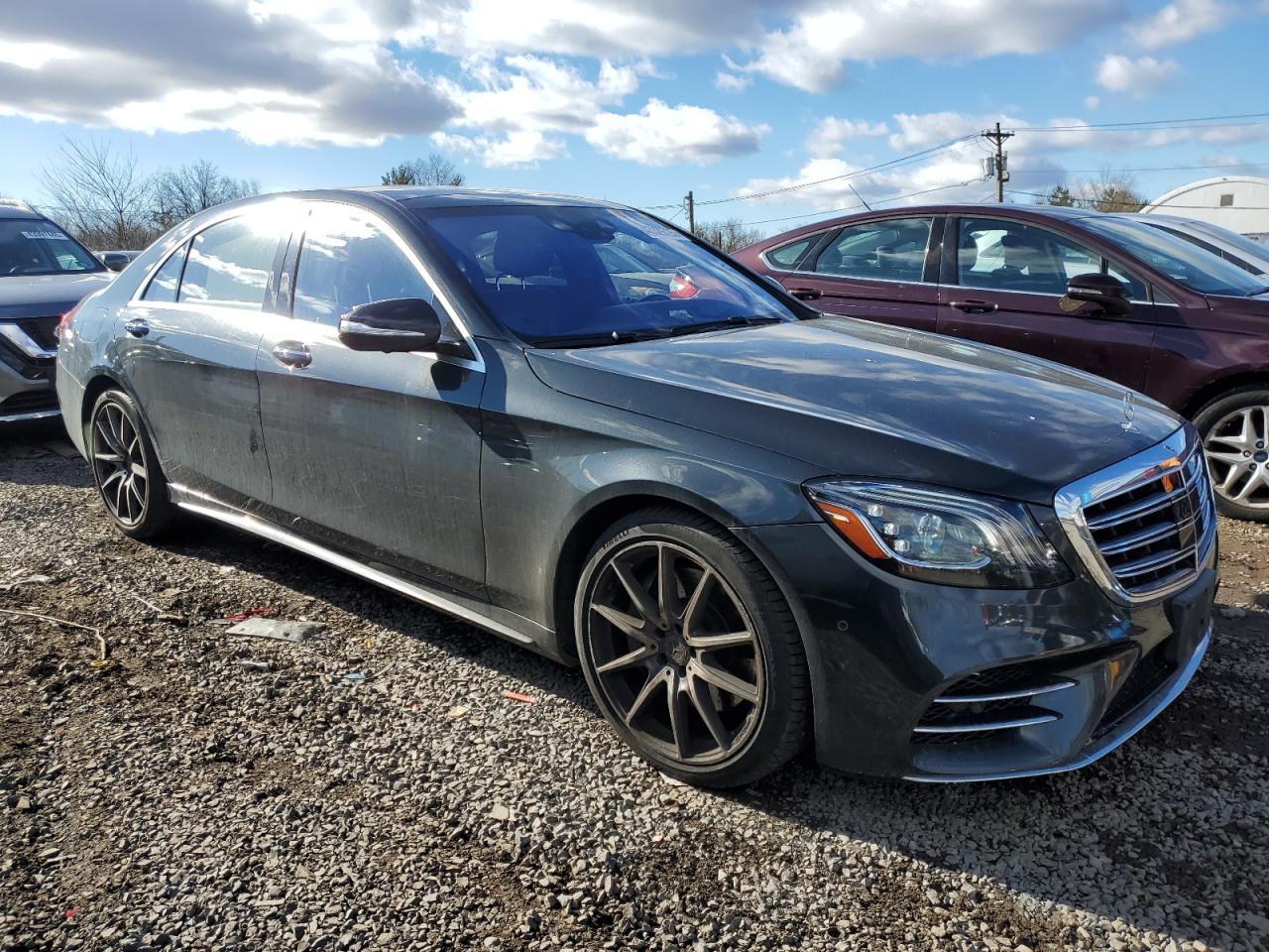 2018 Mercedes-Benz S-klasse VIN WDDUG8GB6JA398769 Copart auction photo, stripped damage thumbnail 4