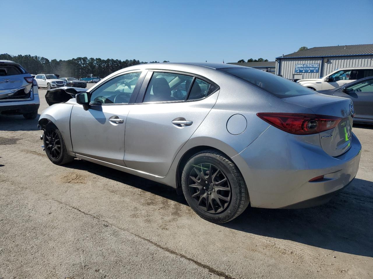 2015 Mazda 3 VIN 3MZBM1U74FM171234 Copart auction photo, front end damage thumbnail 2