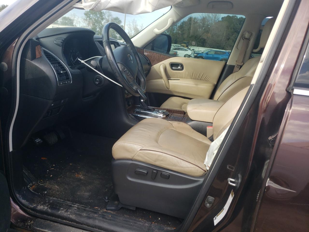 2018 Nissan Armada VIN JN8AY2ND4J9059624 Copart auction photo, side damage thumbnail 7