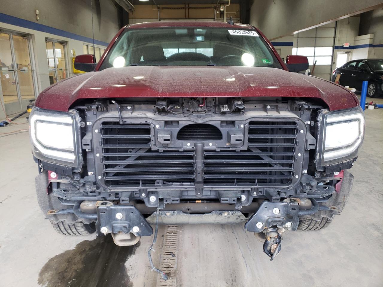 2017 GMC Sierra VIN 1GTV2MEC4HZ157001 Copart auction photo, front end / side damage thumbnail 5