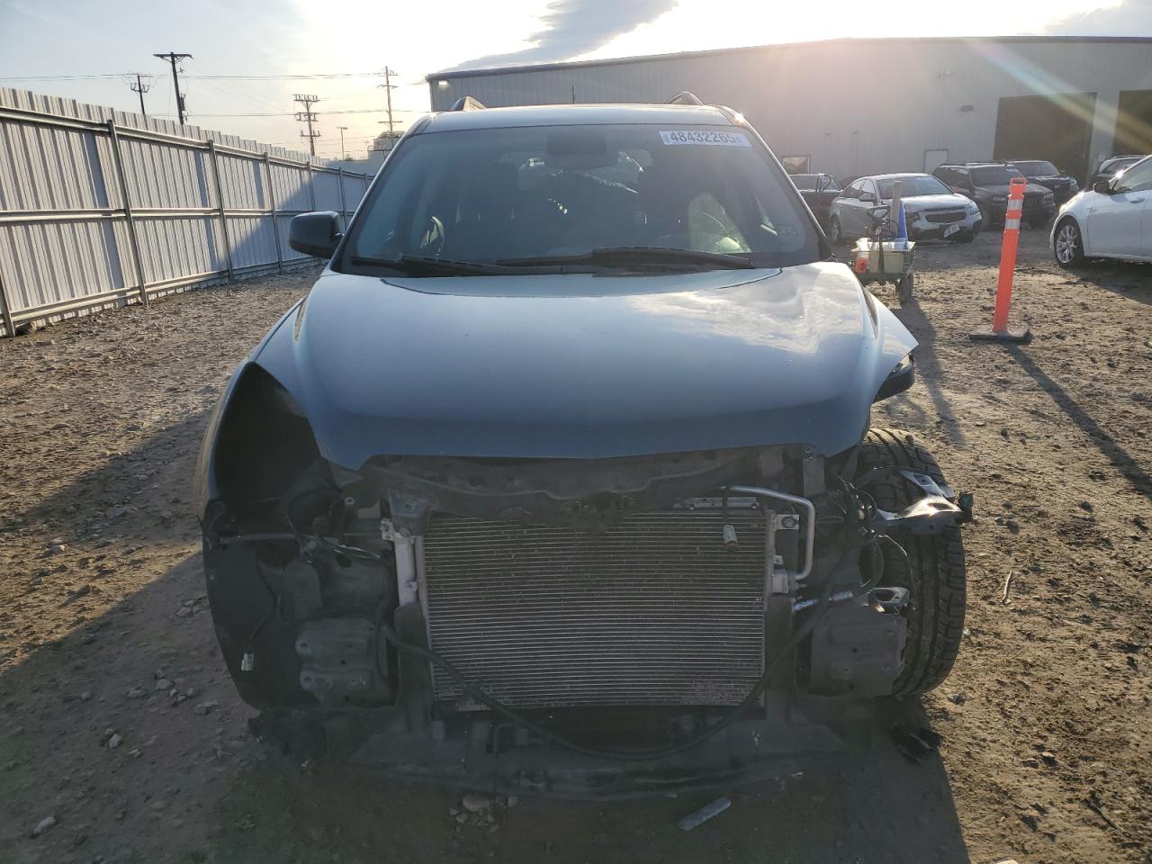 2017 Chevrolet Equinox VIN 2GNFLFE37H6212069 Copart auction photo, front end / side damage thumbnail 5
