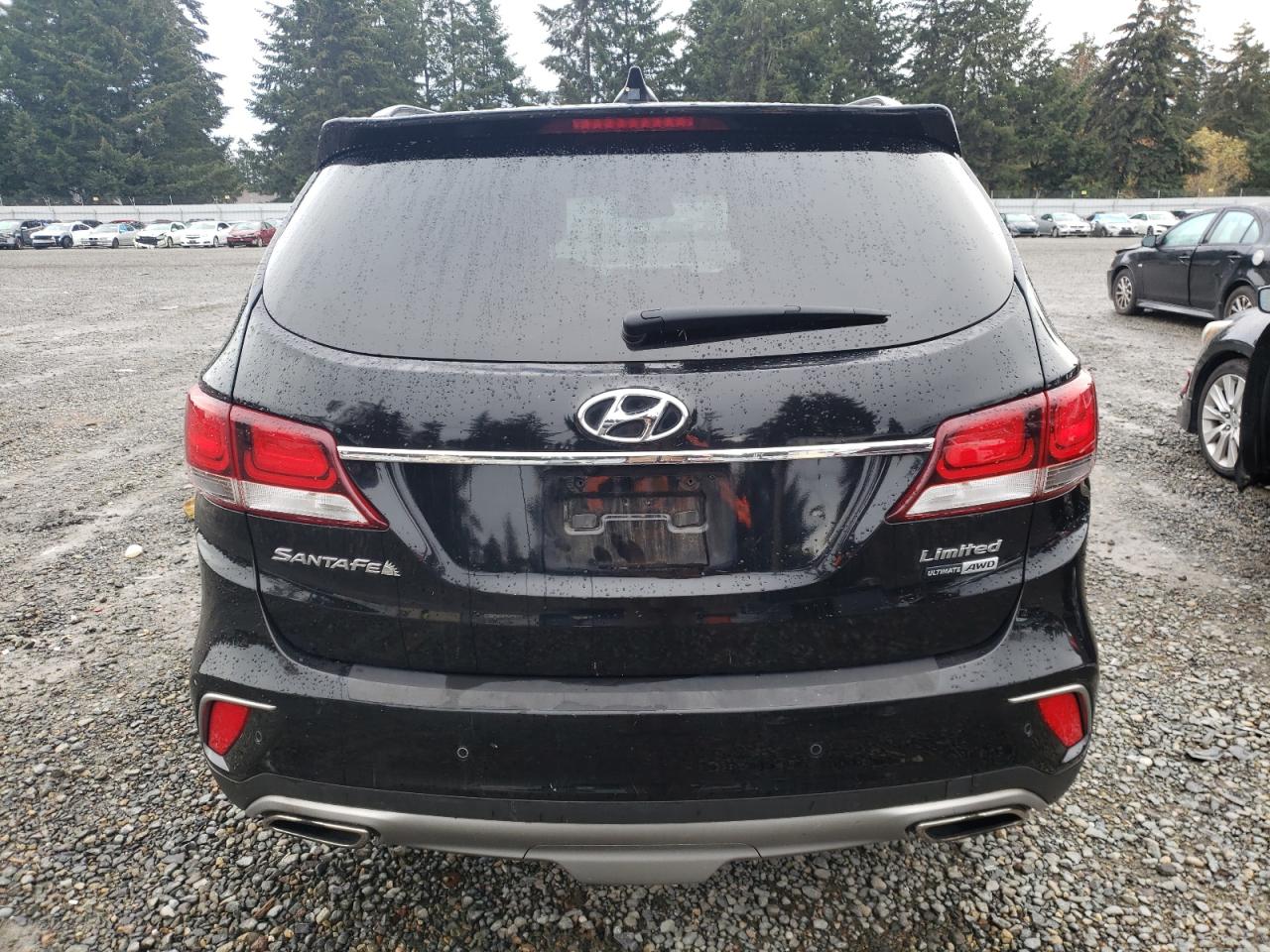 2017 Hyundai Santa Fe VIN KM8SRDHF3HU225463 Copart auction photo, vandalism / mechanical damage thumbnail 6