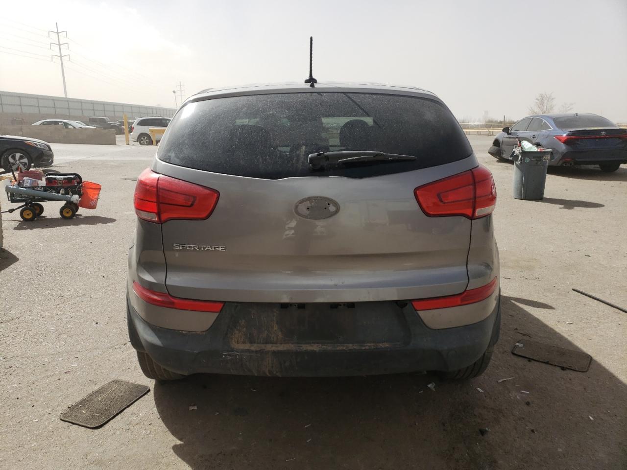 2014 KIA Sportage VIN KNDPB3AC8E7631449 Copart auction photo, vandalism damage thumbnail 6