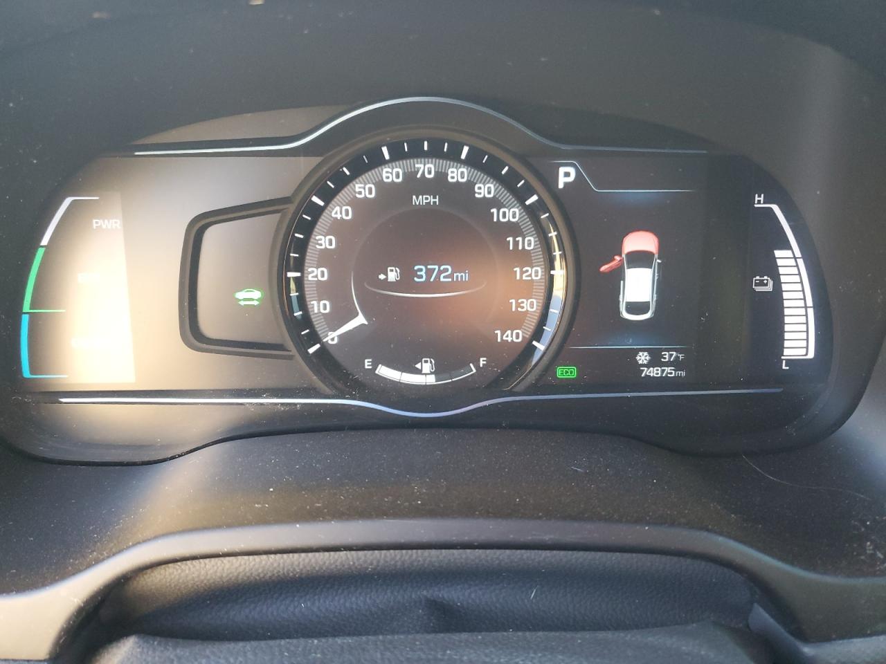 2019 Hyundai IONIQ VIN KMHC75LC1KU134244 Copart auction photo, front end damage thumbnail 9
