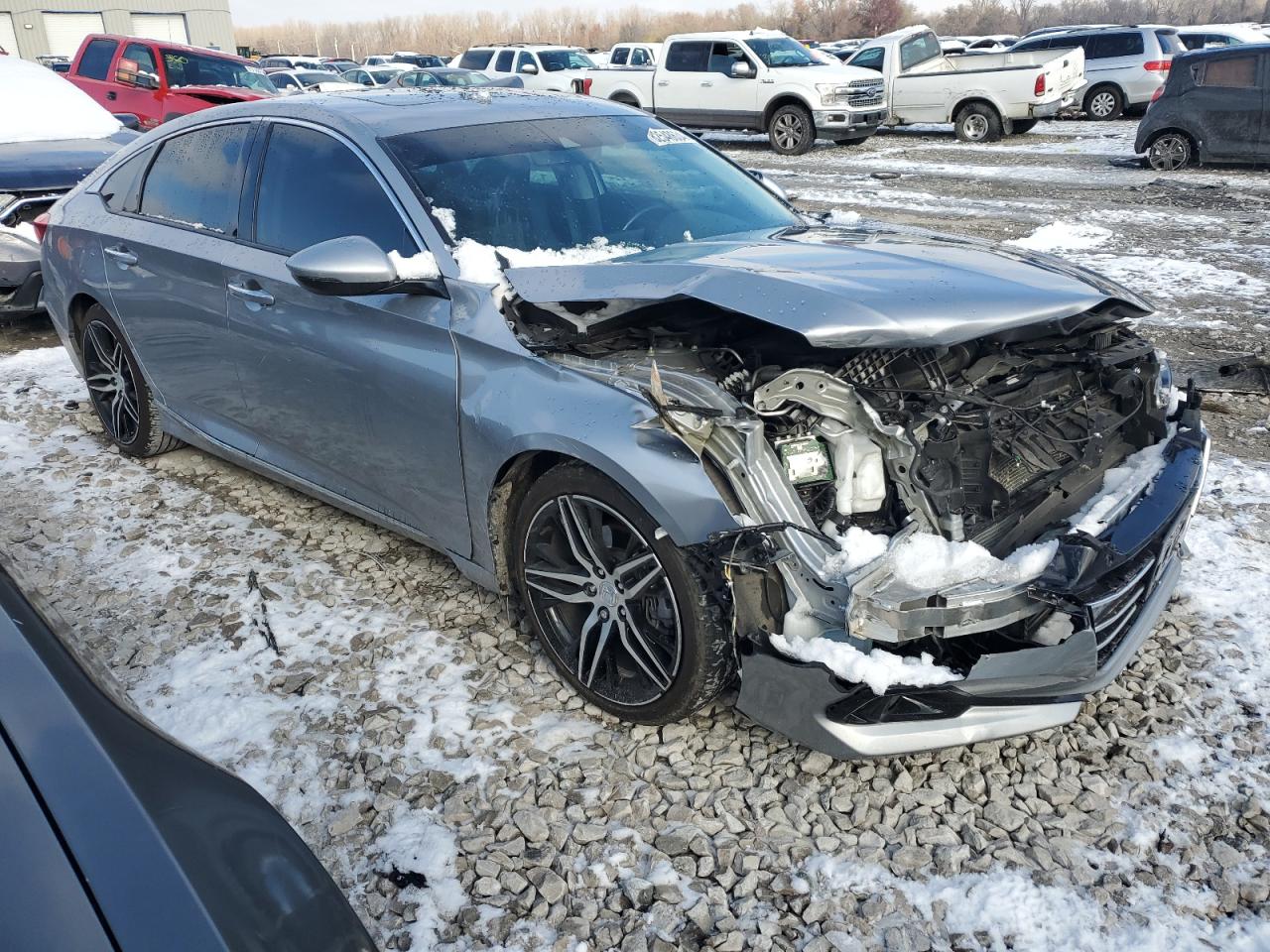 2021 Honda Accord VIN 1HGCV2F99MA009569 Copart auction photo, front end damage thumbnail 4