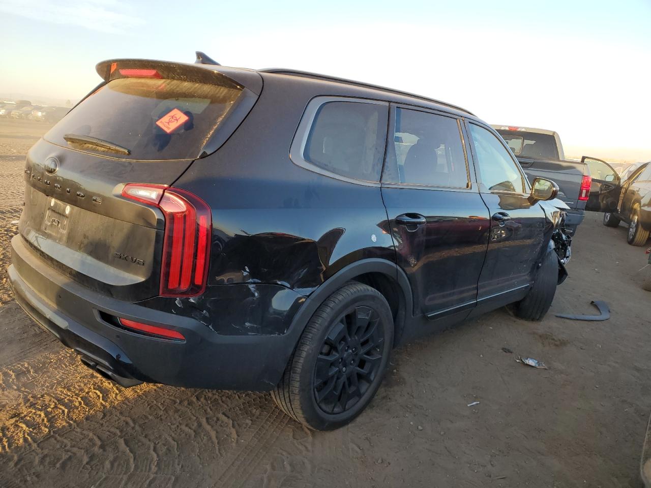 2021 KIA Telluride VIN 5XYP5DHC8MG146863 Copart auction photo, front end damage thumbnail 3